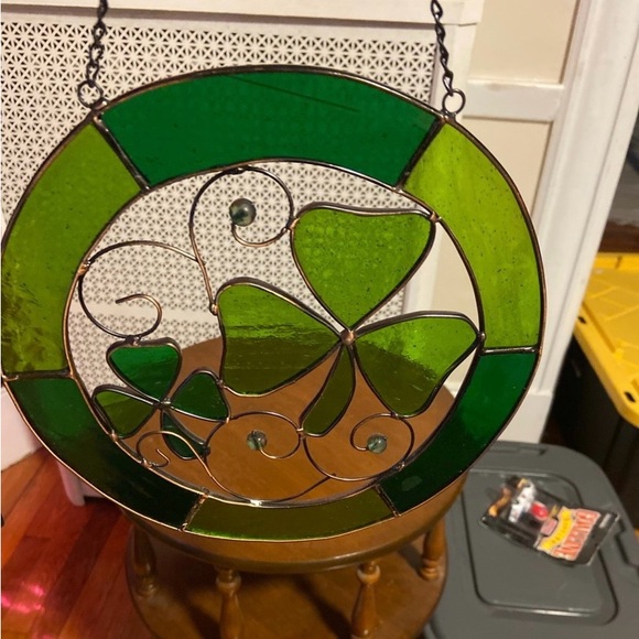 Stained glass shamrock - Picture 1 of 1